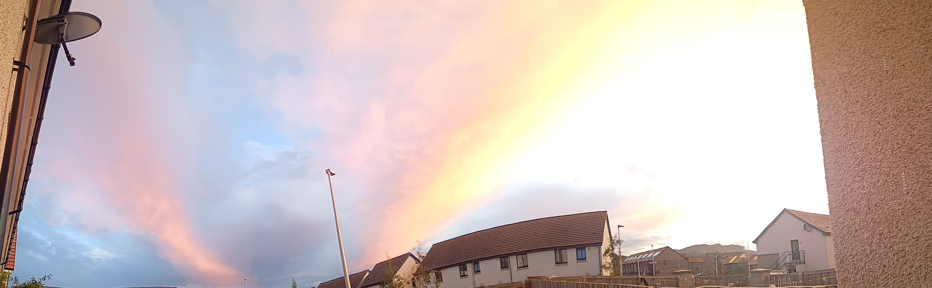 Panorama of the sky